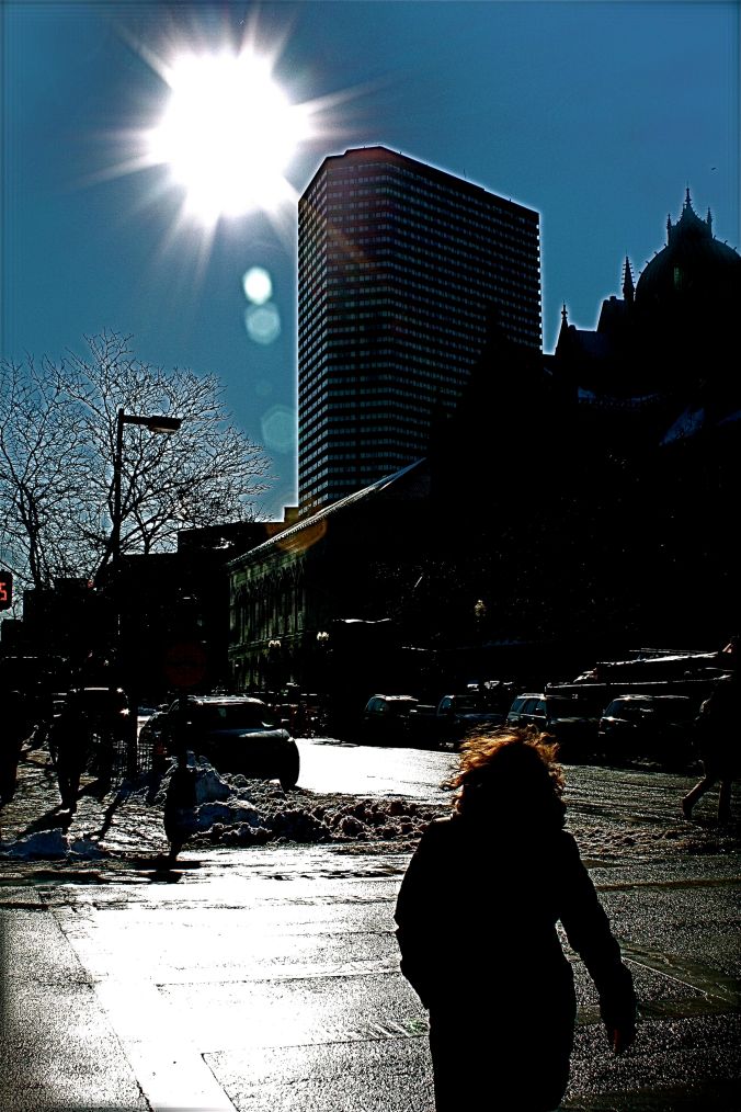 boston street sun