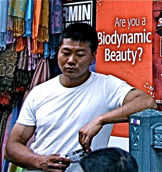 new york city street portrait