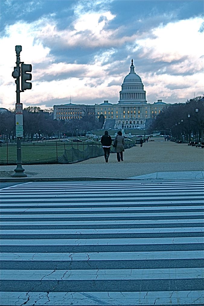 washington dc capitol building street lines