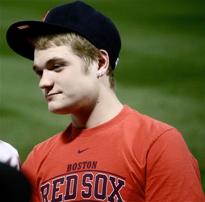 boston fenway red sox yankees game april 7 2010 red sox fan red t shirt