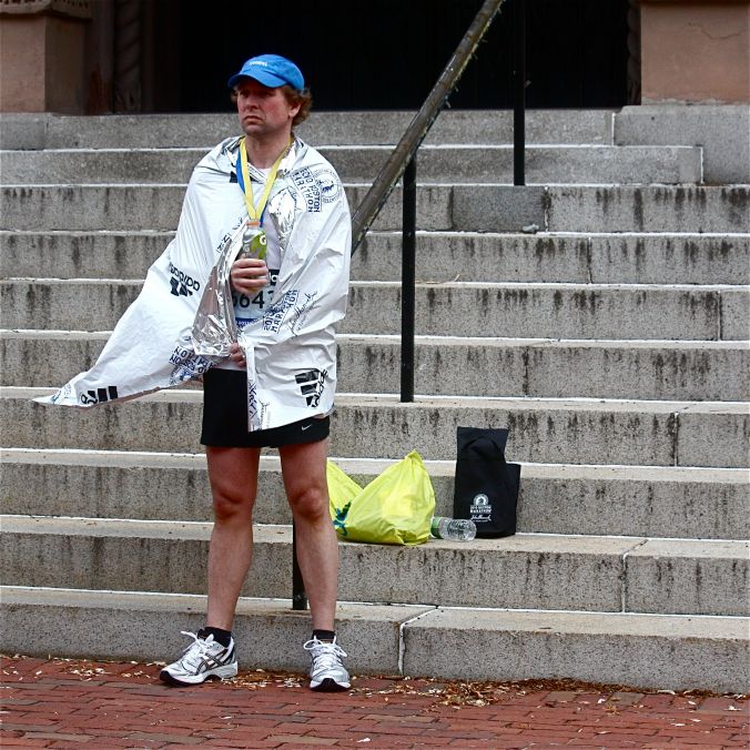 boston marathon silver blanket 1