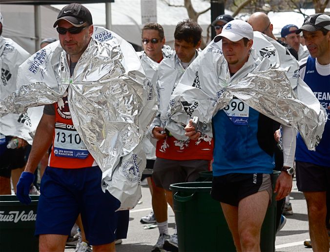 boston marathon silver blankets 3