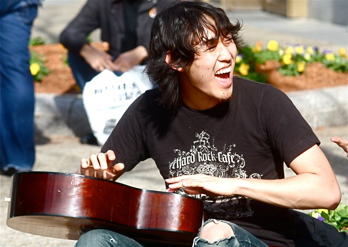 boston newbury guitar player