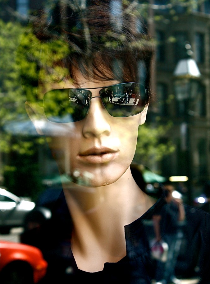 boston newbury street armani store mannequin