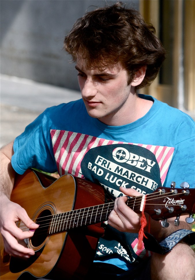 boston newbury street guitar player 2