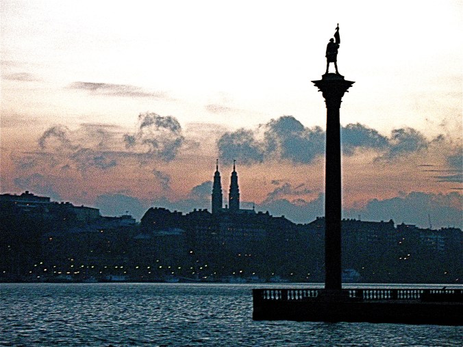 stockholm water view sunset