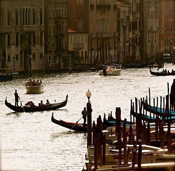 venice water gondolas