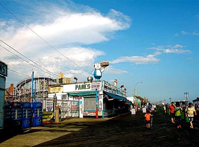 new york city coney island boardwalk