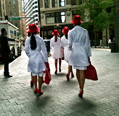 boston covert affairs flash mob