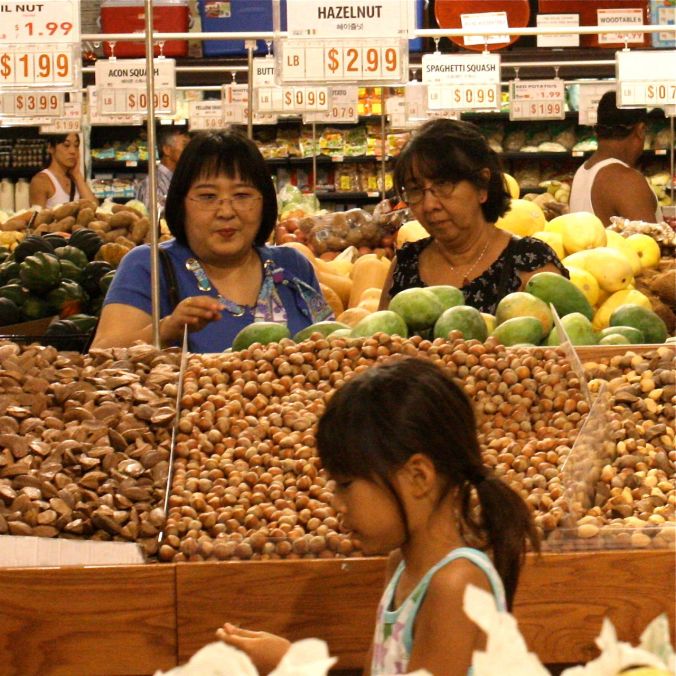 supermarket people