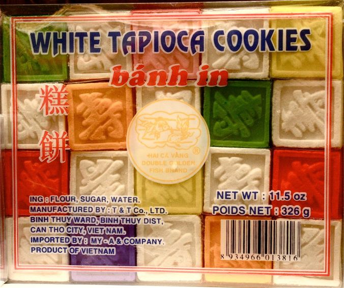 supermarket white tapioca cookies