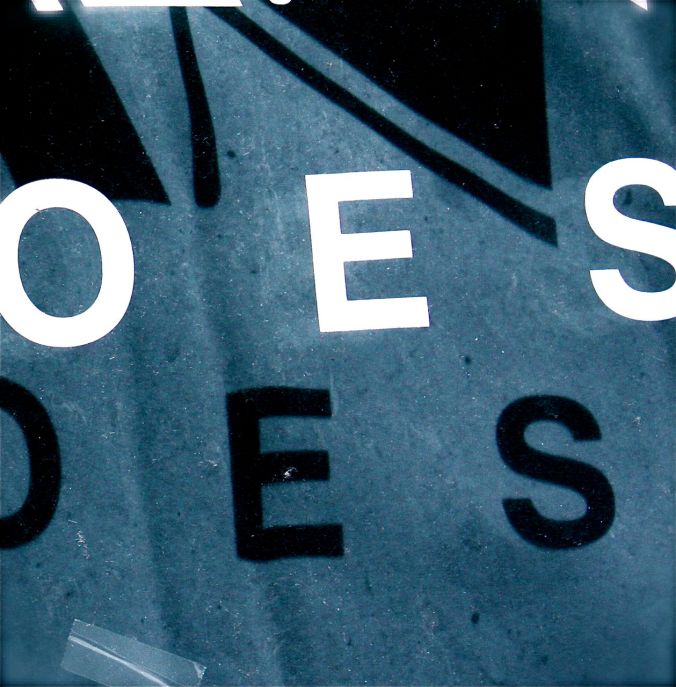 boston downtown crossing sign lettering shadows