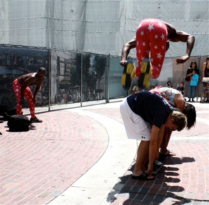 boston downtown crossing street performer 10