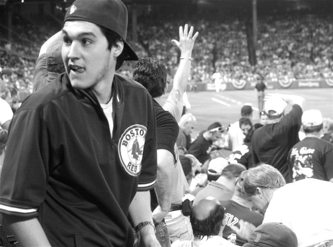 boston fenway park red sox black white 7