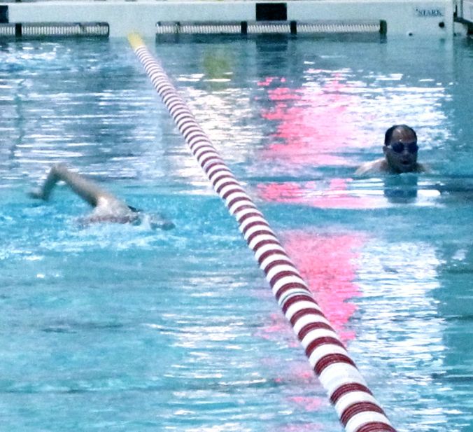 boston MIT pool people swimming
