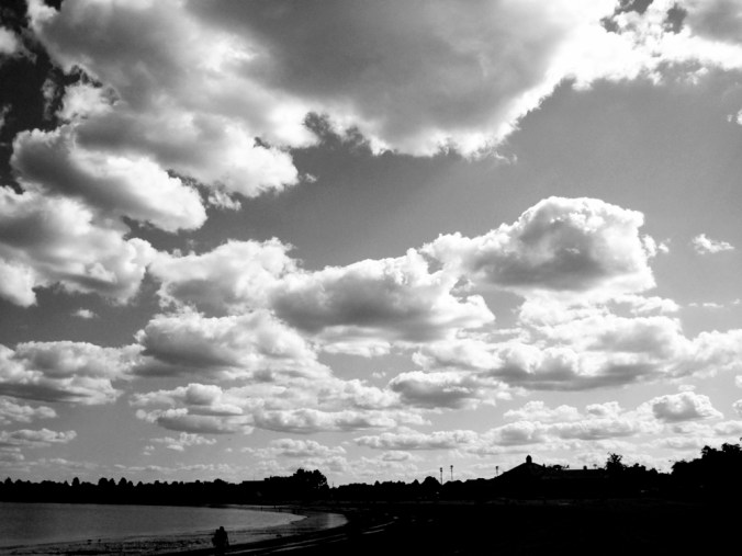 boston carson beach black and white