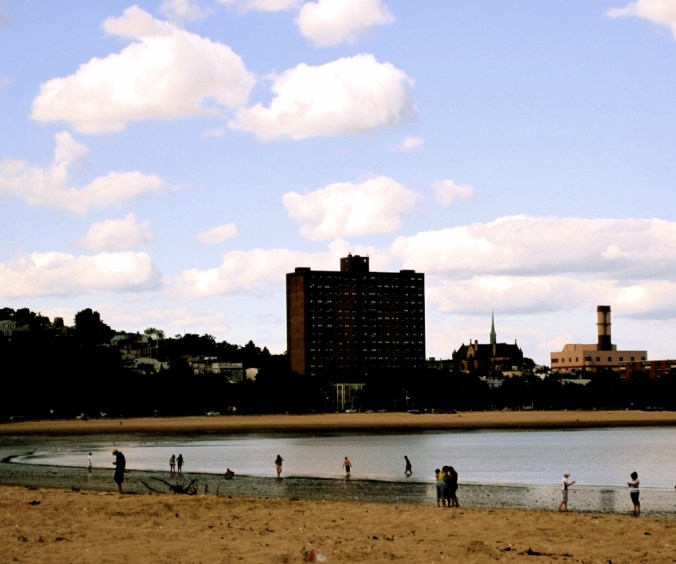 boston carson beach blue sky clouds 2