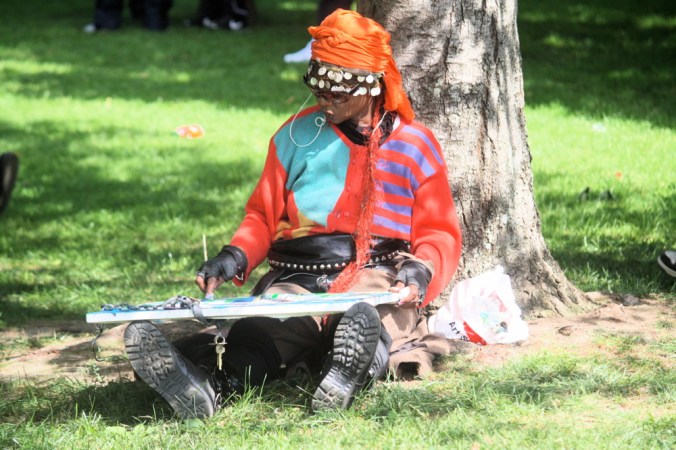boston hemp fest man under tree