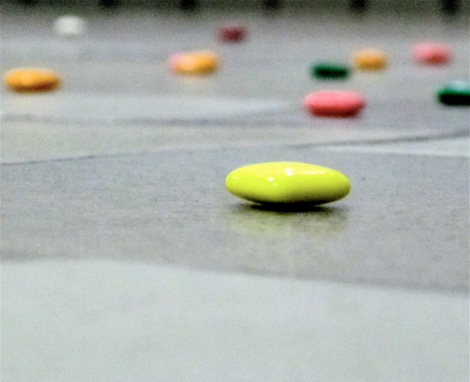 boston downtown crossing station pieces of gum on floor