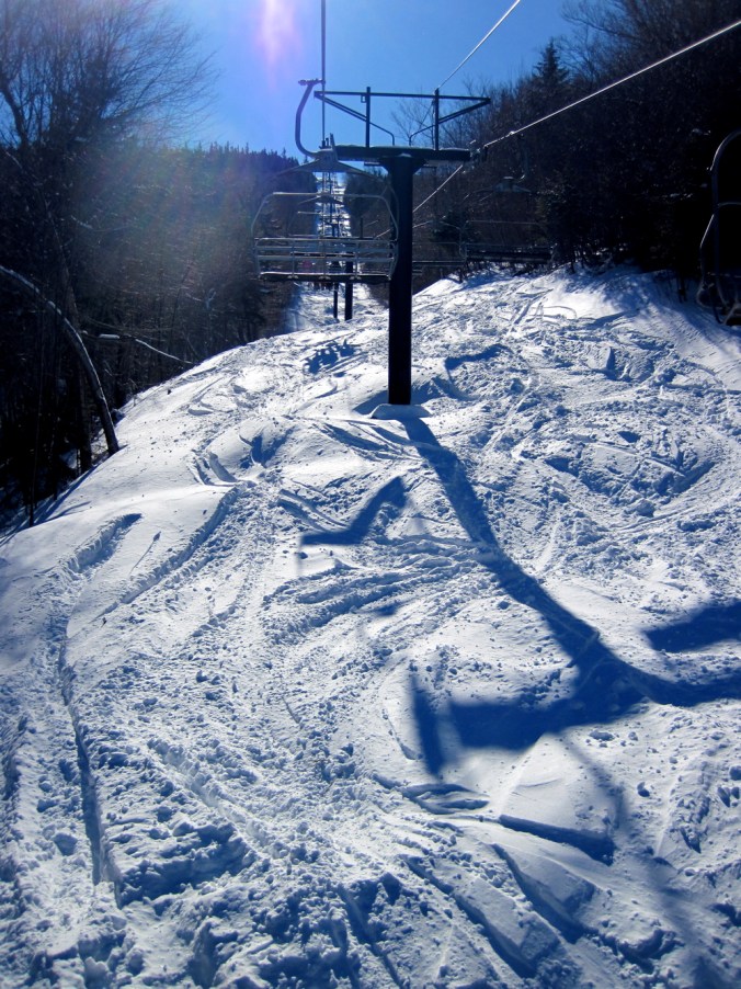 sunday river ski lift snow