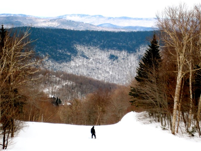 killington trail view mountains