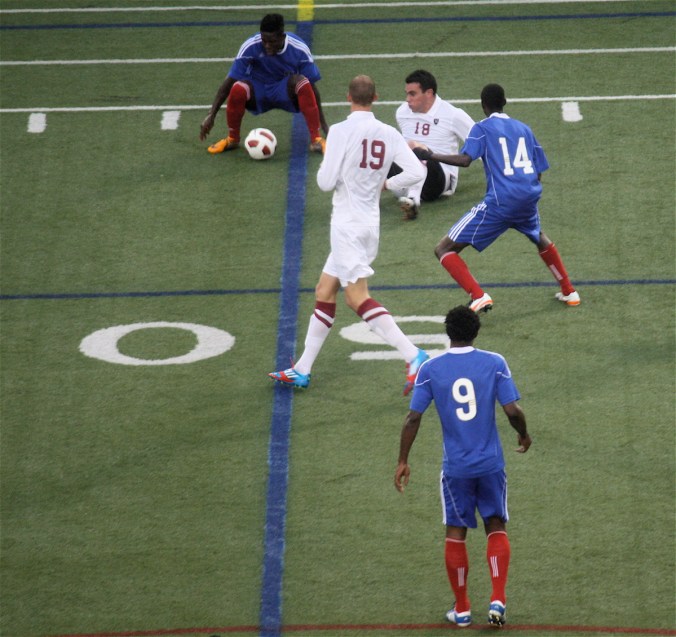 boston harvard university stadium haiti leve five players
