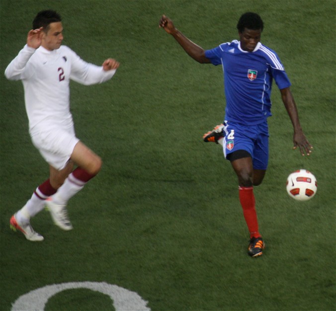 boston harvard university stadium haiti leve two players 1