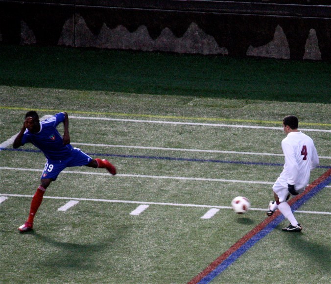 boston harvard university stadium haiti leve two players 8