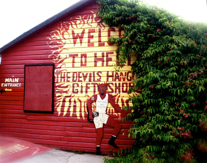 cayman islands welcome to hell sign red