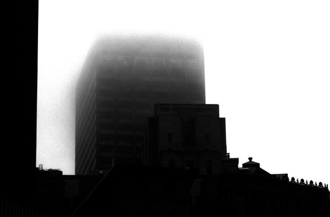 boston downtown building fog 1