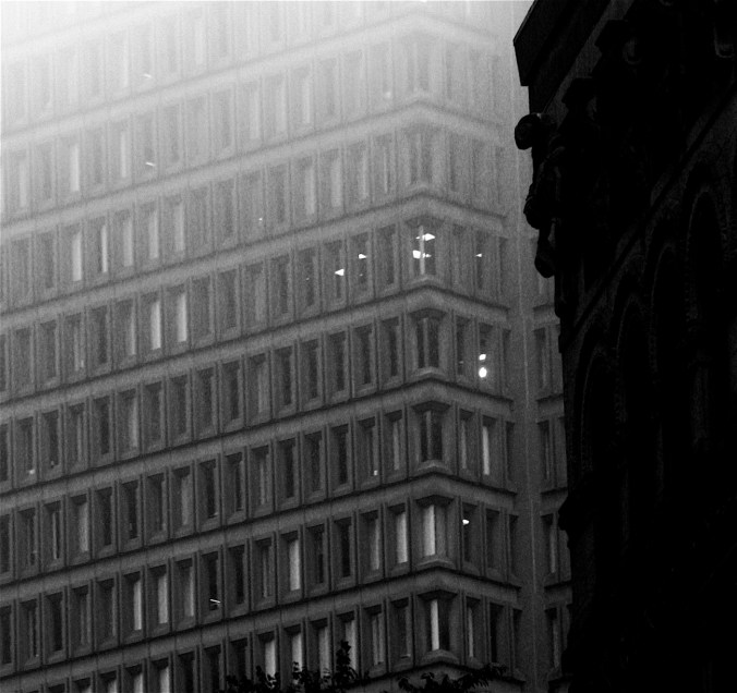 boston downtown building fog 3