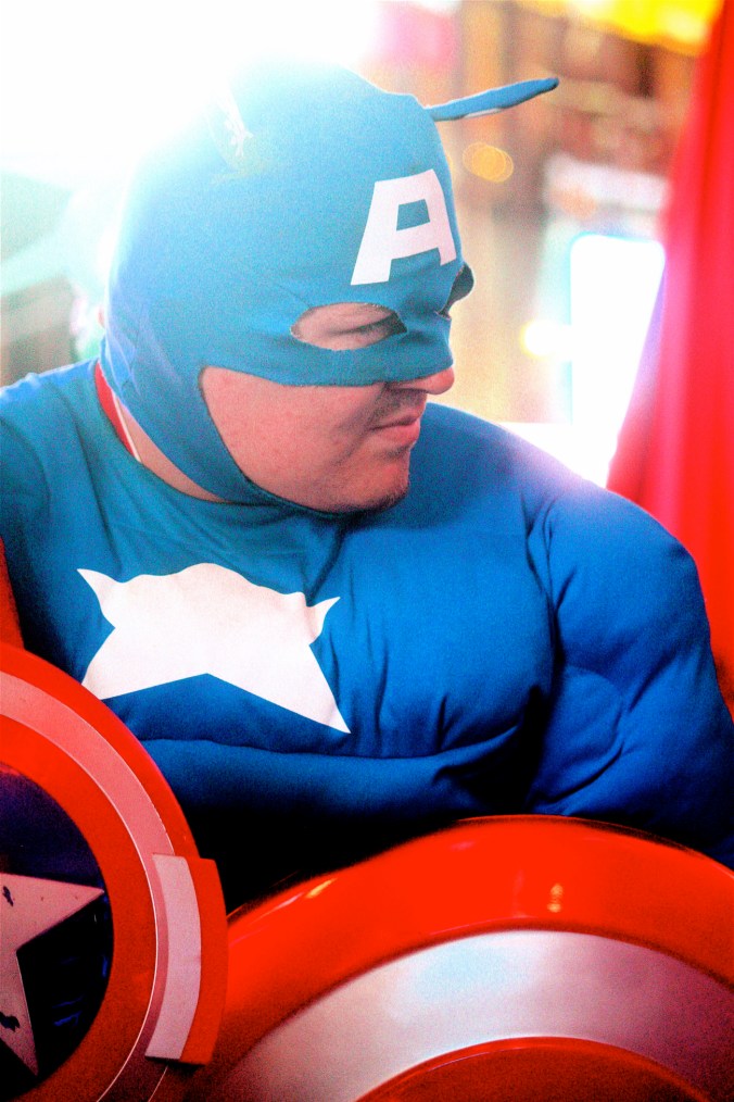 new york city times square captain America 2