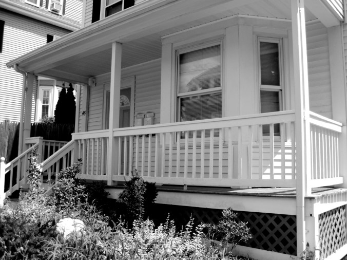 boston malden house black white