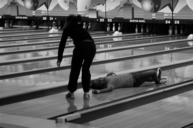 boston dorchester boston bowl people in the bowling lane