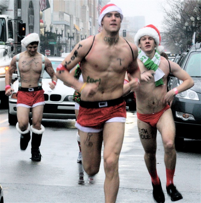 boston santa speedo run 2012 1