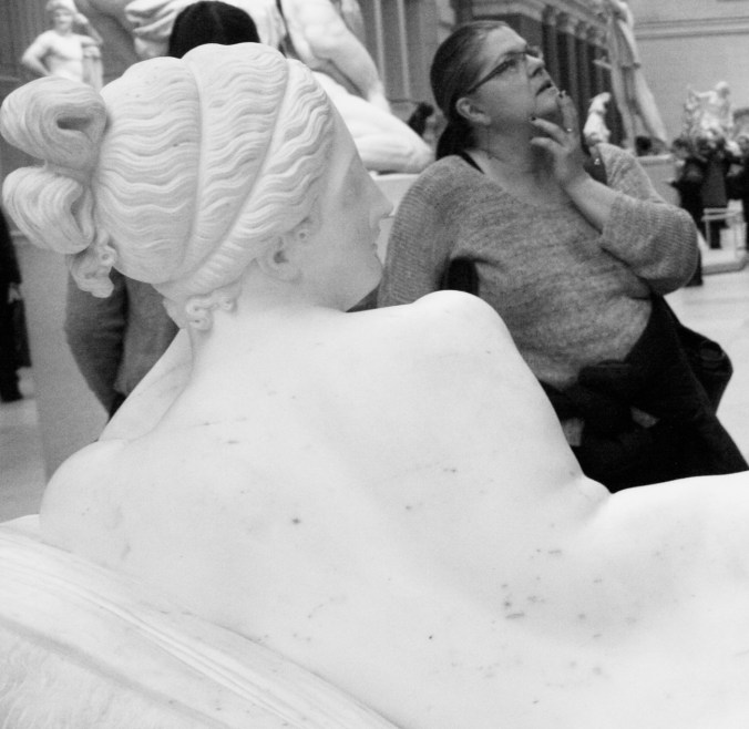 new york city metropolitan museum of art roman statue woman profile