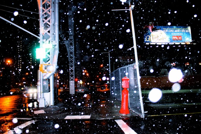 new york city snow storm december 29 2012 harlem 125th street 2