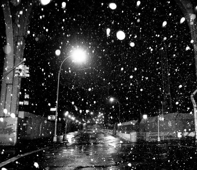 new york city snow storm december 29 2012 harlem 125th street