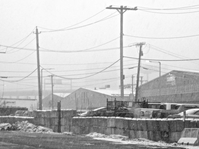 boston charlestown electric wires snow storm