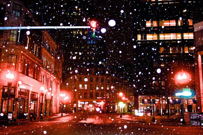 boston downtown crossing snow storm