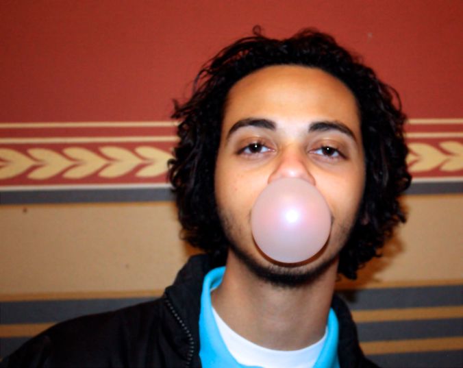 boston public library portrait bubble gum