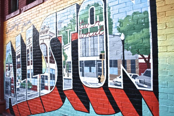 boston allston welcome to allson sign harvard avenue