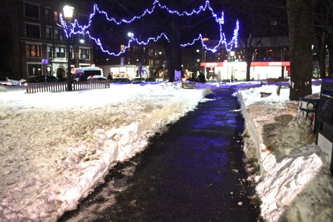 boston cambridge blue lights