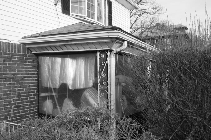 boston everett porch full of stuff