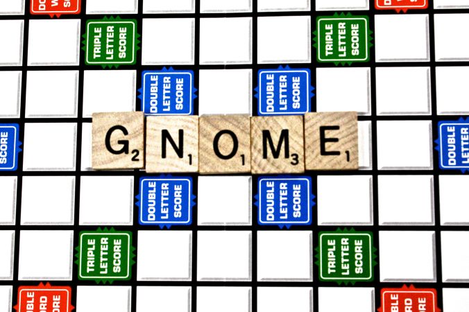 boston school scrabble board gnome