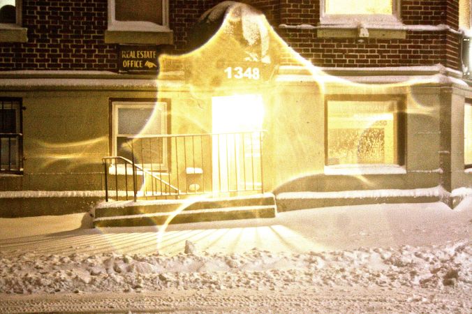 boston snow storm february 8 blizzard nemo entry with light