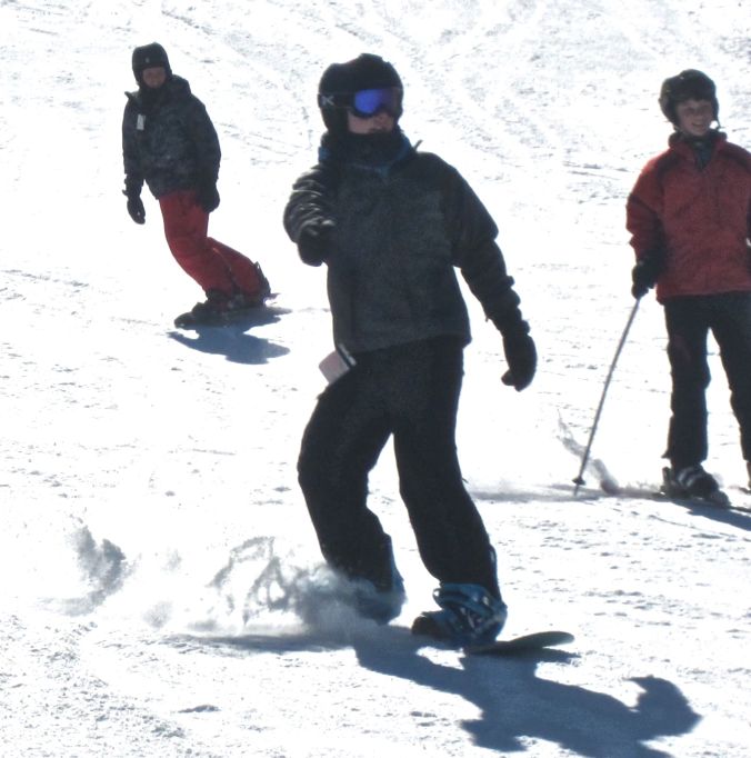 wachusett mountain snow boarders
