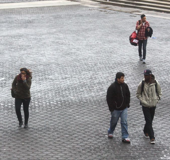 boston umass boston brick walkway 7