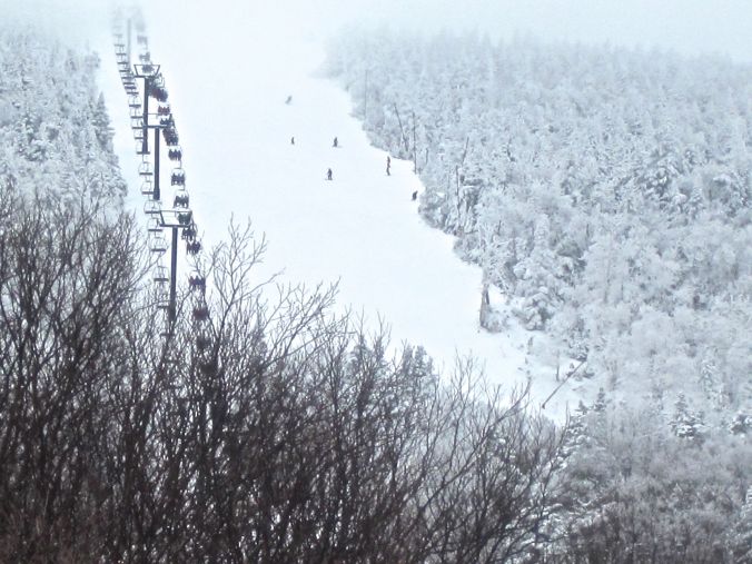 sugarbush white trees lifts