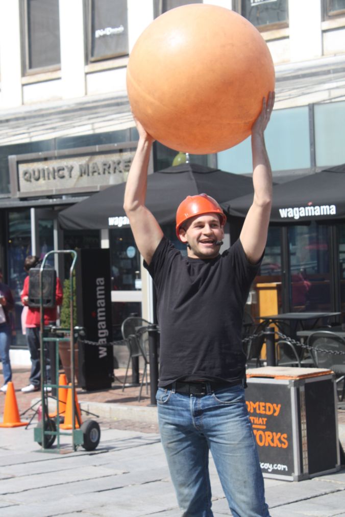 boston faneuil hall brett mccoy real mccoy comedy that works street performer 4